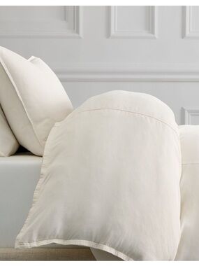 West Elm Brushed Twill duvet euro shams